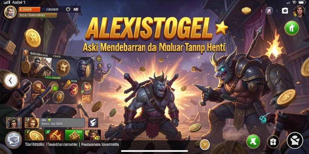 Gameplay ALEXISTOGEL yang penuh aksi dan tantangan seru.