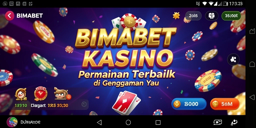 Tampilan gameplay seru di aplikasi Kasino BIMABET.