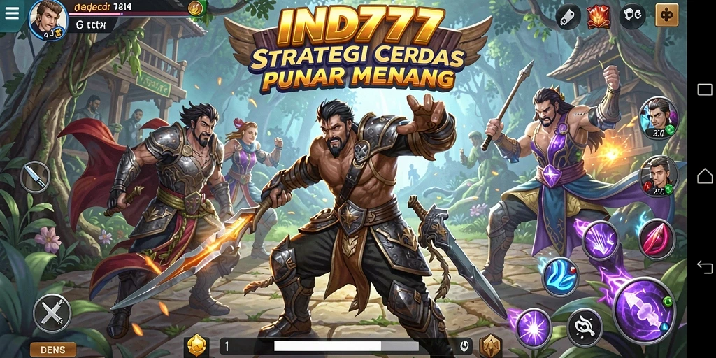 Tampilan gameplay IND777 yang menarik dan strategis.