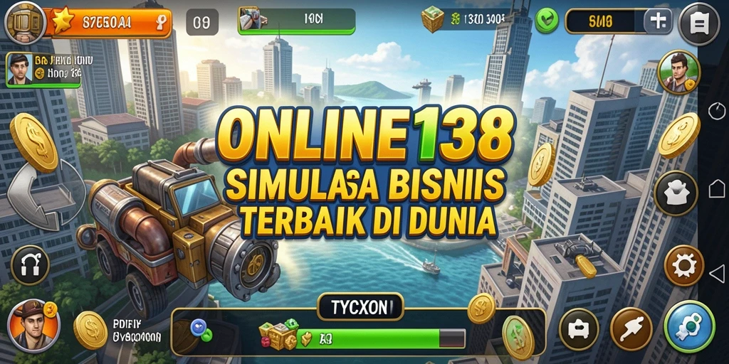 Screenshot utama ONLINE138 menampilkan gameplay Tycoon yang menarik.