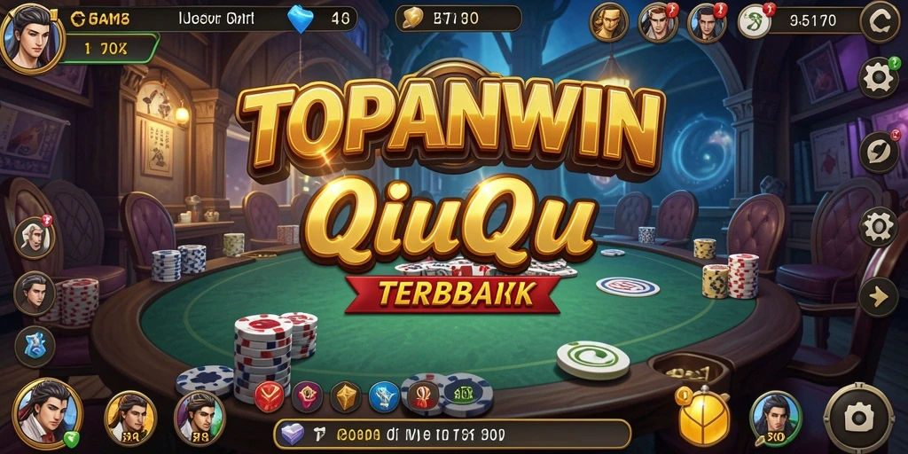 Tampilan gameplay QiuQiu yang seru di TOPANWIN.